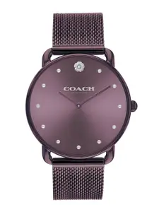 Coach Women  Elliot Embellished Bracelet Style Analogue Watch 14504211