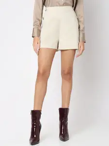 Vero Moda Women High-Rise Regular Fit Shorts