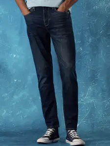 Flying Machine Men Tapered Fit Light Fade Stretchable Jeans