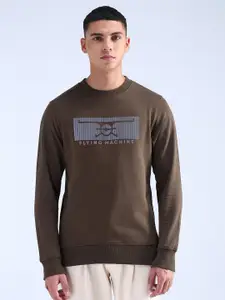 Flying Machine Men Printed Sweatshirt