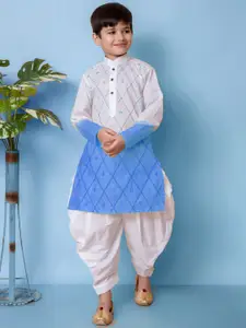 BAESD Boys Embroidered Regular Kurta with Patiala
