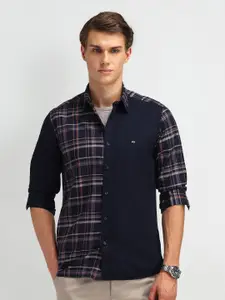 Arrow Sport Men Modern Slim Fit Opaque Checked Casual Shirt