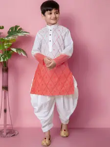 BAESD Boys Embroidered Regular Kurta with Patiala