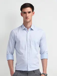 Arrow Men Modern Slim Fit Opaque Checked Formal Shirt