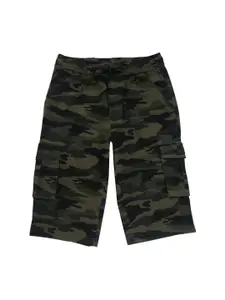 Gini and Jony Boys Camouflage Printed Shorts