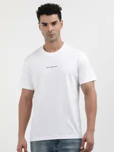 Calvin Klein Jeans Men Solid Round Neck Cotton T-shirt