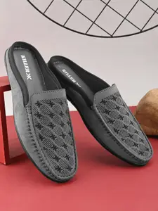 Killer Men Textured Slip-On Regular Suede Mules