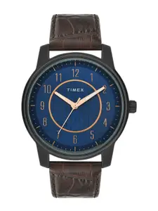 Timex Men Dial & Leather Straps Analogue Watch - TWNTG07SMU01