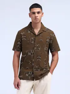 Flying Machine Men Classic Opaque Printed Casual Shirt