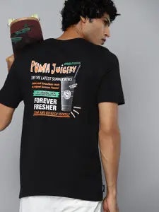 Puma Pure Cotton Typography Printed T-shirt