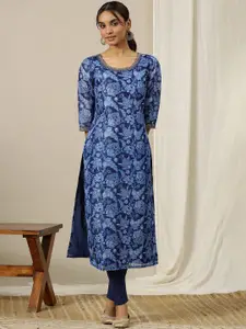 AURELIA Women Floral Printed Kurta