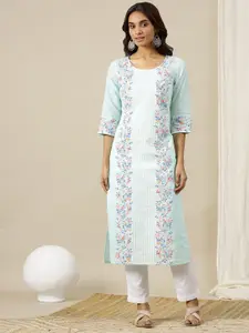 AURELIA Women Floral Printed Kurta
