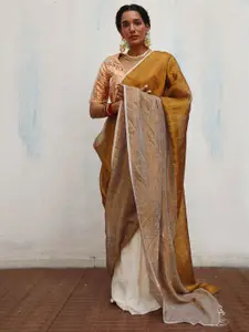 Chidiyaa Woven Design Zari  Saree