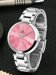 IIK COLLECTION Women Dial & Stainless Steel Bracelet Style Straps Analogue Watch IIK-2052W1-DND