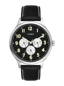 Timex Men Leather Straps Analogue Multi Function Watch - TWEG184SMU17