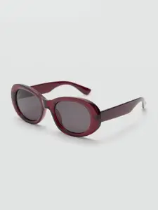 MANGO Women Oval Sunglasses- 77064435-70