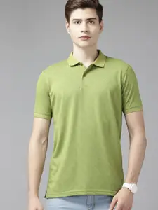 Park Avenue Printed Polo Collar Slim Fit T-shirt