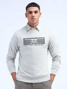 Flying Machine Men Printed Sweatshirt
