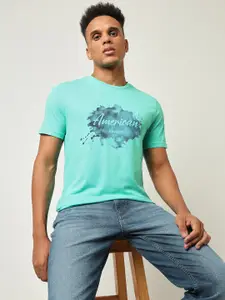 Lee Typography Printed Slim Fit Cotton T-Shirt