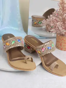 Metro Embellished Wedge Sandals