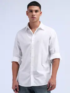 Flying Machine Men Modern Slim Fit Opaque Casual Shirt