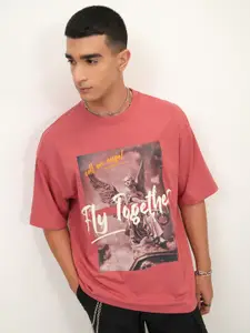 HIGHLANDER Graphic Printed  Oversized  T-shirt