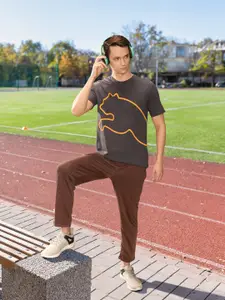 Puma Big Cat Logo Printed Pure Cotton T-shirt