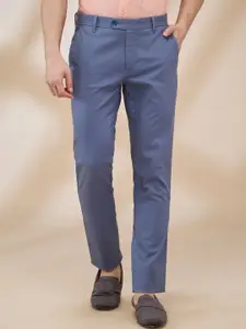 Raymond Men Slim Fit Mid-Rise Regular Trousers