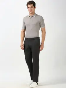 Peter England Men Printed Polo Collar T-shirt