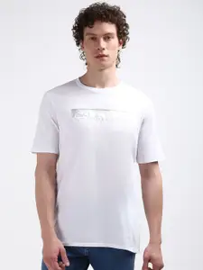 Calvin Klein Jeans Men Typography Printed Round Neck Cotton T-shirt
