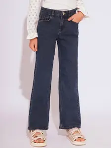 Vero Moda Girls Straight Fit Light Fade Stretchable Jeans