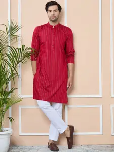 See Designs Men Striped Kurta