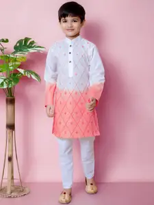 BAESD Boys Embroidered Regular Kurta with Pyjamas