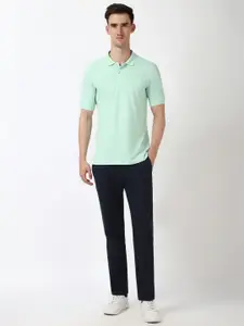 Peter England Men Polo Collar T-shirt