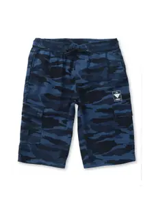 Gini and Jony Boys Camouflage Printed Regular Fit Shorts