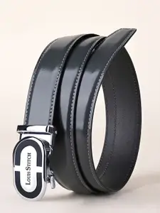 LOUIS STITCH Premium VT Leather Men Auto Lock Buckle Belt