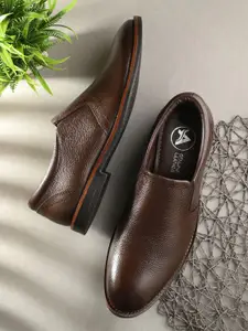 Auserio Men Leather Formal Slip-On Shoes