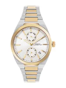 French Connection Men Dial & Stainless Steel Bracelet Style Straps Analogue Watch FCH03TM