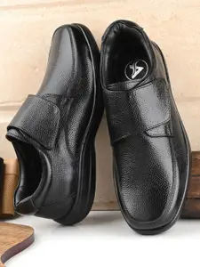 Auserio Men Leather Slip-Ons Formal Shoes