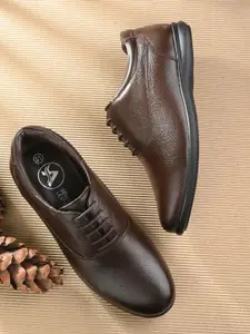 Auserio Men Leather Formal Oxfords