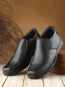 Auserio Men Leather Formal Slip-On Shoes