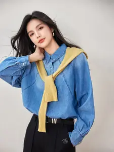 JC Collection Women Opaque Casual Shirt