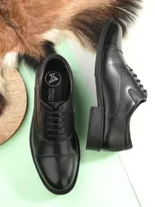 Auserio Men Leather Oxfords Formal Shoes