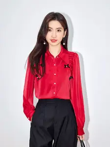 JC Collection Women Opaque Casual Shirt