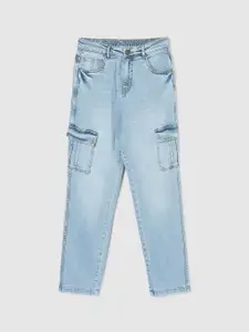 max Boys Mildly Distressed Heavy Fade Jeans