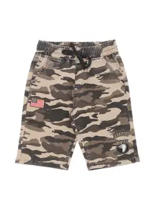 Palm Tree Boys Camouflage Printed Shorts
