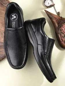 Auserio Men Leather Slip-Ons Formal Shoes