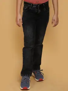 V-Mart Girls Straight Fit Clean Look No Fade Jeans