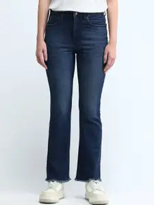 U.S. Polo Assn. Women Women Bootcut High-Rise Light Fade Stretchable Jeans