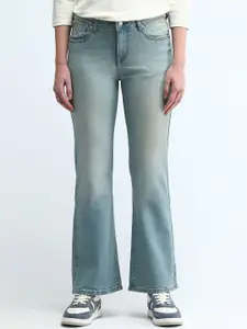 U.S. Polo Assn. Women Women Mid-Rise Bootcut Light Fade Stretchable Jeans